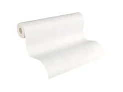 Überstreichbare Tapeten^PROFHOME 168917-GU Spachtel Putz Tapete Struktur Matt Weiß 0,53 m x 10,05 m 5,33 m2 Weiß