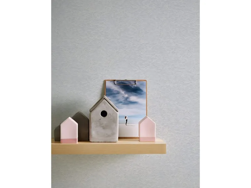 PROFHOME 643018-GU Spachtel Putz Tapete Struktur Matt Weiß 1,06 m x 25,00 m 26,50 m2 Weiß