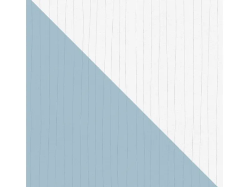 PROFHOME 320041-GU Streifen Tapete Design Matt Weiß 0,53 m x 10,05 m 5,33 m2 Weiß