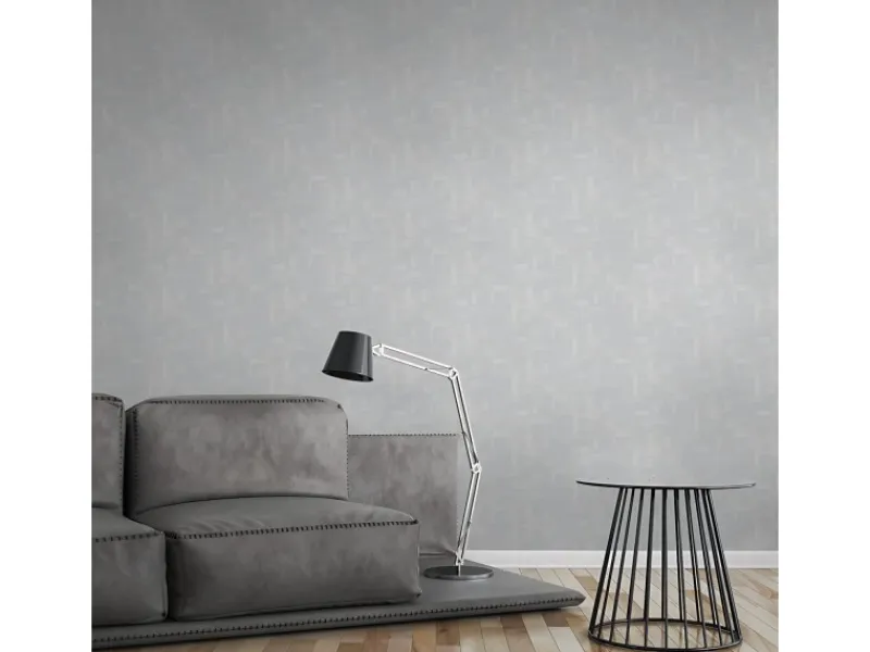 PROFHOME 262110-GU Struktur Tapete Geometrisch Matt Weiß 1,06 m x 25,00 m 26,50 m2 Weiß