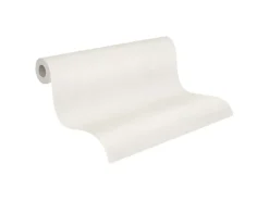 Überstreichbare Tapeten^PROFHOME 573612-GU Struktur Tapete Uni Matt Weiß 1,06 m x 25,00 m 26,50 m2 Weiß
