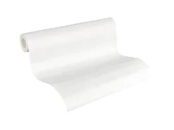 PROFHOME 928818-GU Struktur Tapete Spachteloptik Matt Weiß 0,53 m x 10,05 m 5,33 m2 Weiß