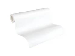 Überstreichbare Tapeten^PROFHOME 963413-GU Struktur Tapete Gestreiftes Muster Matt Weiß 0,53 m x 10,05 m 5,33 m2 Weiß