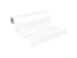 Überstreichbare Tapeten^PROFHOME 953461-GU Textiloptik Tapete Struktur Matt Weiß 1,06 m x 25,00 m 26,50 m2 Weiß