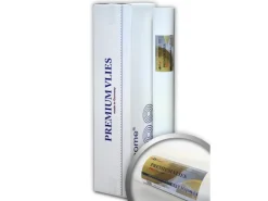 Überstreichbare Tapeten^PROFHOME PremiumVlies 150 g Profi-malervlies Renoviervlies Vliestapete Weiß 1 Karton mit 4 Rollen 100 m2 Weiß