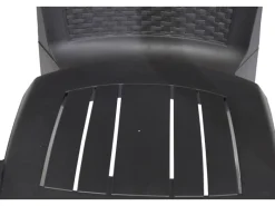 Sessel^Progarden Stapelsessel Eden Anthrazit ca. 46 cm x 55 cm x 91 cm