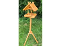 Promadino Vogelbedarf^Vogelhaus Rhön mit Fußkreuzständer 38 cm x 141 cm x 36 cm