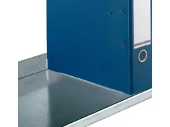 PROREGAL Büroregale^Aktenregal Schraubsystem Grundregal HxBxT 255 x 100 x 30 cm 8 Ebenen Fachlast 60 kg Mit Deckboden Einseitig Nutzbar