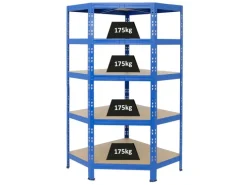 PROREGAL Eckregale^Eckregal Tiger HxBxT 180 x 90 x 45 cm Fachlast 175 kg