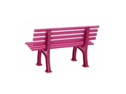 PROREGAL Gartenbank Antigua 2 Sitzer HxBxT 74 x 120 x 54 cm Witterungskunststoff & UV Beständiger Kunststoff Parkbank Sitzbank