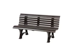 PROREGAL Sitzbänke^Gartenbank Jamaika 3 Sitzer HxBxT 80 x 150 x 64cm Witterungskunststoff & UV Beständiger Kunststoff Parkbank Sitzbank