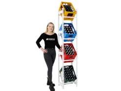 PROREGAL Getränkekistenregal Getränkeregal High Big Camel HxBxT 200 x 40 x 30 cm