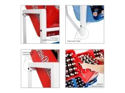 PROREGAL Weitere Regale^Getränkekistenregal Getränkeregal Königssee HxBxT 82 x 105 x 32 cm 6 Kästen