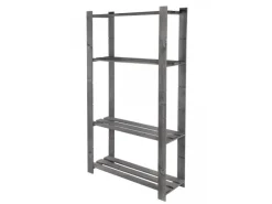 PROREGAL Holzregale^Holzregal Pinepeak HxBxT 150 x 80 x 28 cm 4 Fachboden 1,2 cm Dickes Kiefernholz