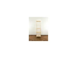 PROREGAL Holzregale^Holzregal Woodland HxBxT 166,4 x 80 x 50 cm Fachlast 120 kg 5 Fachboden Kiefernholz Natur