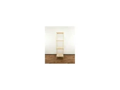 PROREGAL Holzregal Woodland HxBxT 166,4 x 80 x 50 cm Fachlast 120 kg 4 Fachboden Kiefernholz Natur