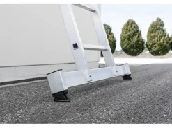 PROREGAL Klapptritte^Klappleiter 2-Teilig mit Traverse 2 x 6 Sprossen