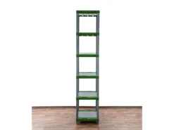 PROREGAL Kunststoffregale^Kunststoffregal Big Grey Bear Extra-Tall HxBxT 220 x 70 x 46 cm Fachlast 160 kg Grau/Grün