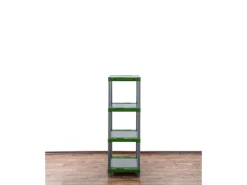 PROREGAL Kunststoffregale^Kunststoffregal Big Grey Bear Low HxBxT 138 x 60 x 46 cm Fachlast 160 kg Grau/Grün