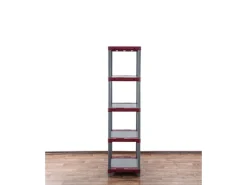 PROREGAL Kunststoffregale^Kunststoffregal Big Grey Bear Tall HxBxT 180 x 60 x 46 cm Fachlast 160 kg Grau/Rot