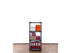 PROREGAL Kellerregale^Kunststoffregal Grey Bear Low HxBxT 138 x 60 x 46 cm Fachlast 120 kg