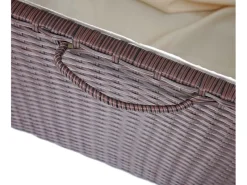 PROREGAL Aufbewahrung^Poly-Rattan Kissenbox HxBxT 51x100x50cm Premium 170L Gartentruhe Auflagenbox Truhe