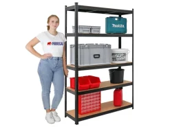 PROREGAL Schwerlastregal Ragnar für Gesamtlast 875 kg HxBxT 180 x 120 x 40 cm Kellerregal Steckregal Garagenregal Lagerregal