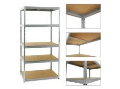 PROREGAL Schwerlastregal^Schwerlastregal Slim Elephant M HxBxT 180 x 90 x 60 cm 5 Ebenen Fachlast 350 kg