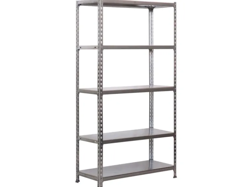 PROREGAL Metallregale|Schwerlastregal^Schwerlastregal Big Metal Shark HxBxT 200 x 100 x 50 cm Fachlast 180 kg Verzinkt