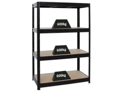 PROREGAL Schwerlastregal DINO HxBxT 180x120x60cm Fachlast 600kg