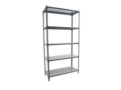 PROREGAL Schwerlastregal Big Metal Shark HxBxT 200 x 110 x 40 cm Fachlast 200 kg Anthrazit-Verzinkt