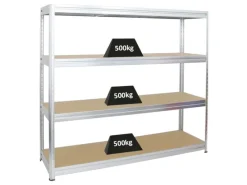 PROREGAL Schwerlastregal Dino HxBxT 180 x 200 x 60 cm Fachlast 500 kg