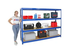 PROREGAL Schwerlastregal|Kellerregale^Schwerlastregal Dino HxBxT 180 x 240 x 60 cm Fachlast 450 kg