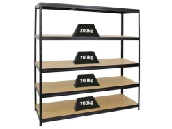 PROREGAL Metallregale|Schwerlastregal^Schwerlastregal Giant Elephant HxBxT 180 x 180 x 60 cm Fachlast 200 kg