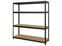 PROREGAL Regale Schwarz|Schwerlastregal^Schwerlastregal Giant Elephant HxBxT 160 x 150 x 45 cm Fachlast 200 kg