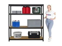 PROREGAL Regale Schwarz|Schwerlastregal^Schwerlastregal Giant Elephant HxBxT 160 x 150 x 45 cm Fachlast 200 kg