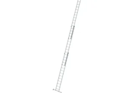 PROREGAL Klapptritte^Sprossen-Schiebeleiter 3-Teilig mit Traverse 3 x 14 Sprossen