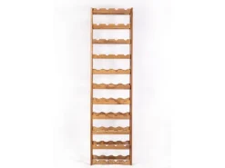 PROREGAL Flaschenregale^Weinregal Pinotwine HxBxT 166 x 43,4 x 25 cm 44 Flaschen Massives Kiefernholz Geölt