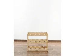 PROREGAL Weinregal Pinotwine HxBxT 38 x 43 x 25 cm 12 Flaschen Massives Kiefernholz Natur Unbehandelt