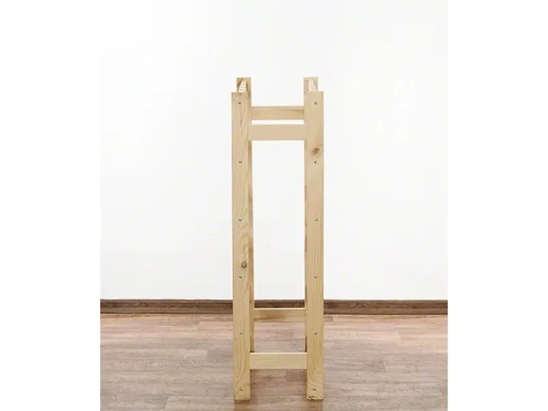 PROREGAL Holzregale|Flaschenregale^Weinregal Pinotwine HxBxT 86 x 53 x 25 cm 30 Flaschen Massives Kiefernholz Natur Unbehandelt