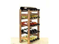 PROREGAL Weinregal Pinotwine HxBxT 70 x 43 x 25 cm 20 Flaschen Massives Kiefernholz Geölt