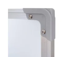 PROREGAL Pinnwände^Whiteboard HxBxT 186x160x50 cm Mobil Rollbar Inkl. Zubehör Magnettafel Memoboard Pinnwand