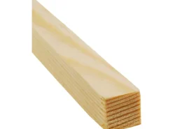 Regale Massivholz|Zierprofile^Quadratleiste Kiefer astfrei 20 mm x 20 mm Länge 900 mm