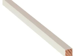 Regale Massivholz^Quadratleiste Weiß lackiert 10 mm x 10 mm Länge 900 mm