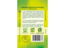 Quedlinburger Ostern^Ostergras-Osternest mit Kresse