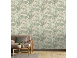 Dekorative Tapeten^Rasch SK-Tapete Tesa 371727 Cuba Blatt Grün 6 m x 0,53 m