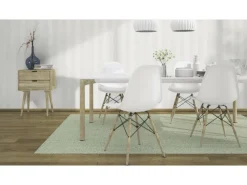 Tapetenmuster^Rasch Vliestapete Wallton 141801 Streifen Weiß 10,05 m x 0,53 m