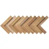 Rebel of Styles TV-Wände^Holzverblender UltraWood Teak Herringbone 37,5 cm x 18 cm Braun