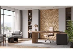 Rebel of Styles TV-Wände^Holzverblender UltraWood Teak Herringbone 37,5 cm x 18 cm Braun