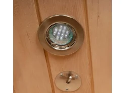 Home Deluxe Sitzbänke^Redsun Deluxe Infrarotkabine PLUS Tannenholz Natur M